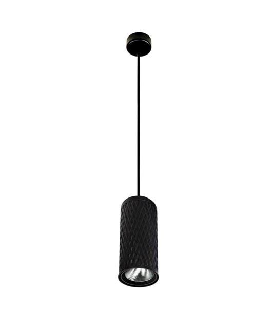 Pendant lamp led black matte finish